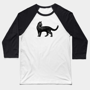 Black Cat Baseball T-Shirt